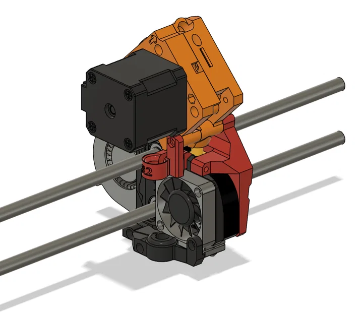 Độ Prusa Mini lên Direct Drive dùng motor và hotend zin - Image 2