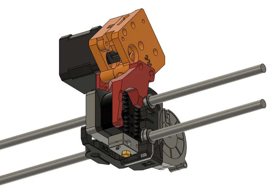Độ Prusa Mini lên Direct Drive dùng motor và hotend zin - Image 4