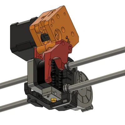 Độ Prusa Mini lên Direct Drive dùng motor và hotend zin