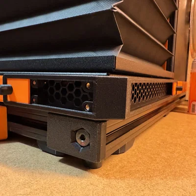 Nắp che lỗ thông gió dưới có thể điều chỉnh cho Prusa XL Enclosure