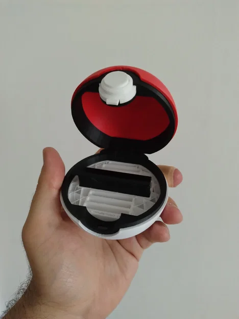 Pokeball có bản lề (V1.6), nút bấm chức năng và khay chứa băng GBA, DS, 3DS - Image 5