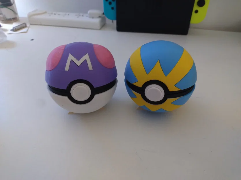 Pokeball có bản lề (V1.6), nút bấm chức năng và khay chứa băng GBA, DS, 3DS - Image 6