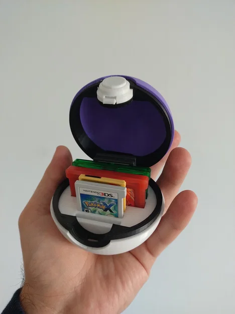 Masterball có bản lề (V1.6), nút bấm chức năng và khay đựng băng GBA, DS, 3DS - Image 3