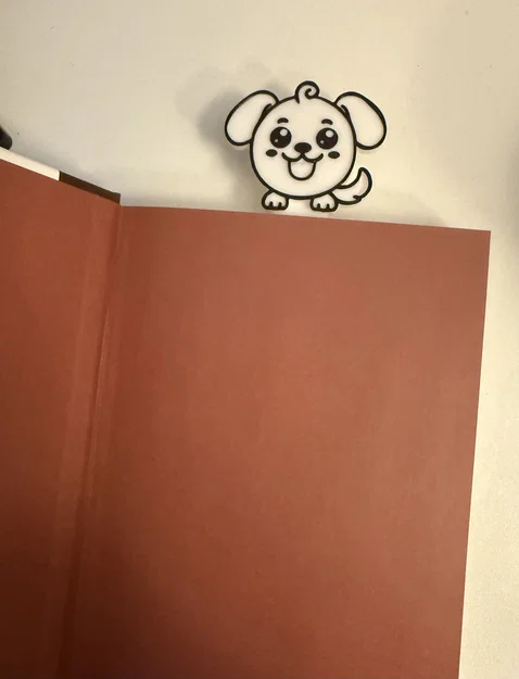 Kẹp sách 3D hình chú cún dễ thương cho người yêu đọc sách - Image 2