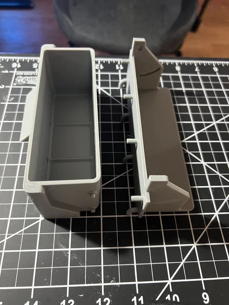 Ngăn Kéo Nghiêng Gridfinity Gắn Pegboard Có Tay Cầm - Image 3