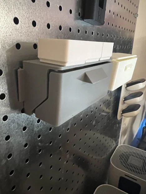 Ngăn Kéo Nghiêng Gridfinity Gắn Pegboard Có Tay Cầm - Image 6