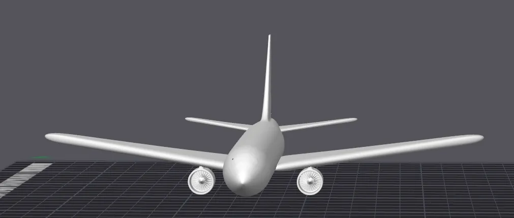 Mô hình máy bay Boeing 767 in 3D cực chi tiết cho người đam mê - Image 1