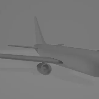 Mô hình máy bay Boeing 767 in 3D cực chi tiết cho người đam mê