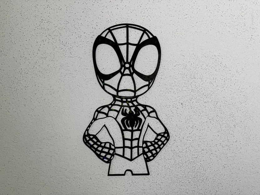 Mô hình trang trí tường Spider-Man tạo dáng Spidey - Image 1