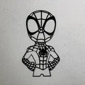Mô hình trang trí tường Spider-Man tạo dáng Spidey - Thumbnail 1