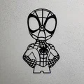 Mô hình trang trí tường Spider-Man tạo dáng Spidey - Thumbnail 2