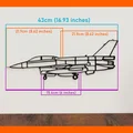 Tranh treo tường khung dây F-16 (Tiêm kích F16) - Thumbnail 2