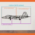 Tranh treo tường F-22 Wireframe (Máy bay tiêm kích F22) - Thumbnail 2
