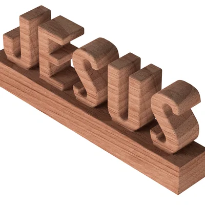 Bảng Để Bàn Hình Chúa Jesus