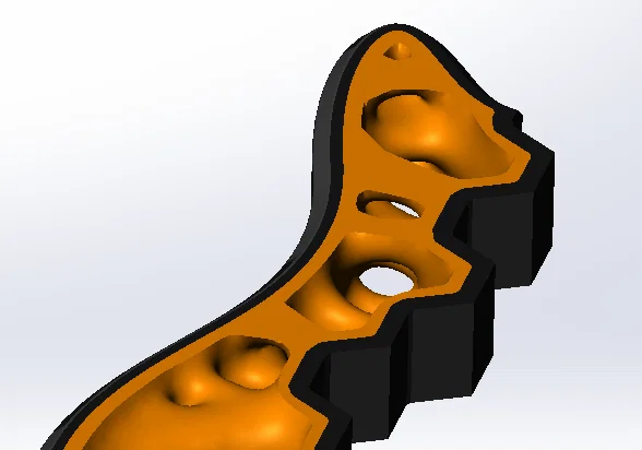 Thân đàn Prusacaster được tối ưu hóa cấu trúc hình học (Topology Optimized) - Image 2
