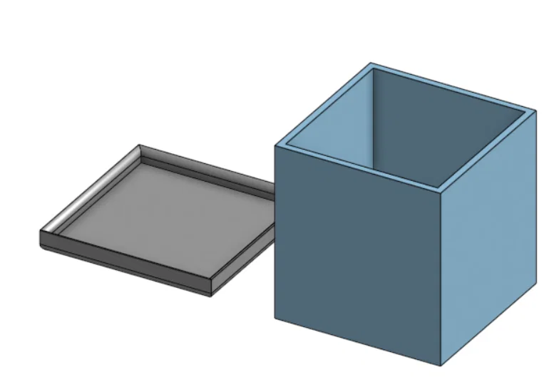 Mẫu hộp đựng đồ đa năng có nắp đậy (Large Box With Lid) in 3D - Image 1
