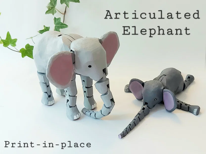 Mô hình Voi cử động linh hoạt (Articulated Elephant) - Image 1