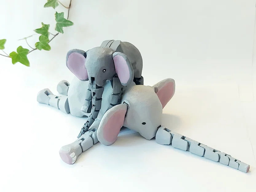 Mô hình Voi cử động linh hoạt (Articulated Elephant) - Image 2