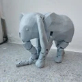Mô hình Voi cử động linh hoạt (Articulated Elephant) - Thumbnail 3