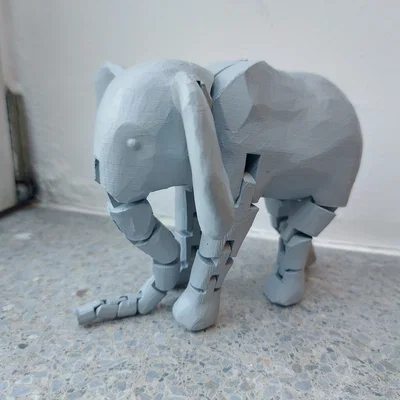 Mô hình Voi cử động linh hoạt (Articulated Elephant)