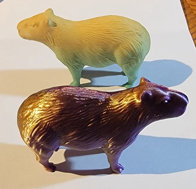 Mô hình Capybara Textured - Tượng in 3D chi tiết cực xinh - Image 1