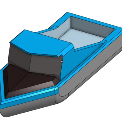 Mô hình tàu thủy (Boat) thiết kế tinh xảo cho máy in 3D