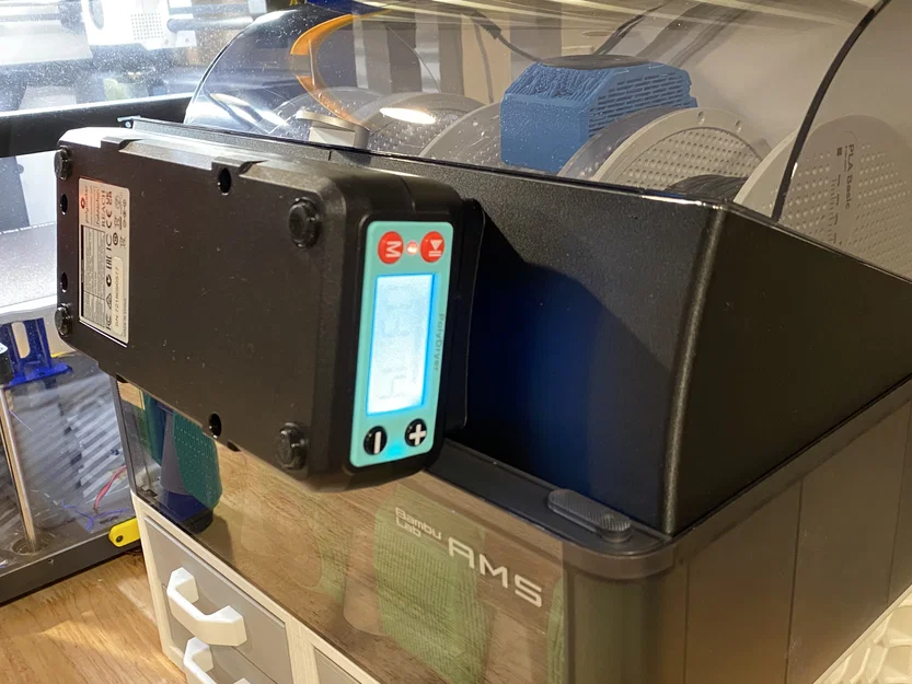 AMS Drying Chock Remix – Phụ kiện kết nối trực tiếp PolyDryer cho Bambulab AMS - Image 1