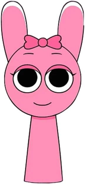 Mô hình 3D Sprunki Pinki Funky - Nhân vật thỏ hồng dễ thương - Image 1