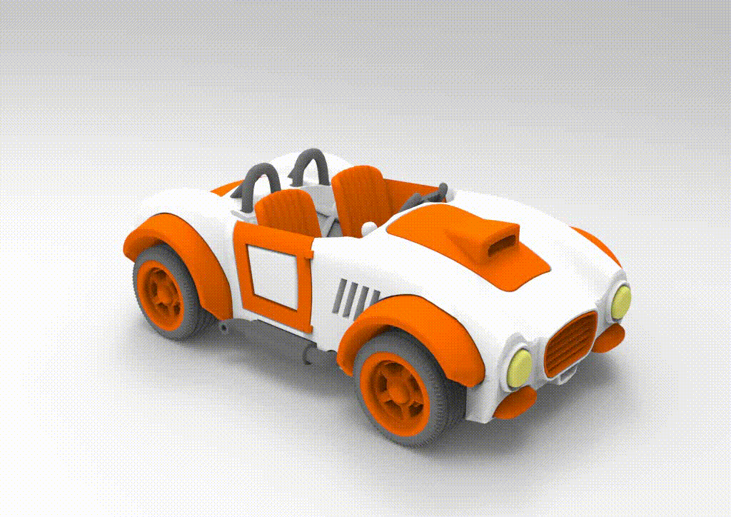 Mô hình xe đua Car V9 - Dự án in 3D lắp ráp thú vị - Thumbnail 1