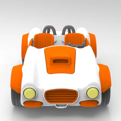 Mô hình xe đua Car V9 - Dự án in 3D lắp ráp thú vị