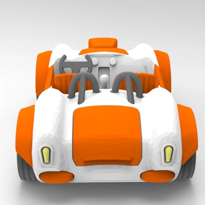 Mô hình xe đua Car V9 - Dự án in 3D lắp ráp thú vị