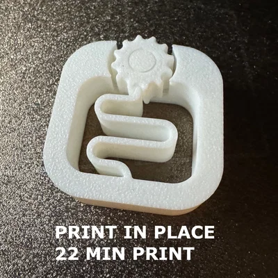 Rotating Dial Fidget Clicker - Đồ chơi xoay giải trí in 3D nhanh
