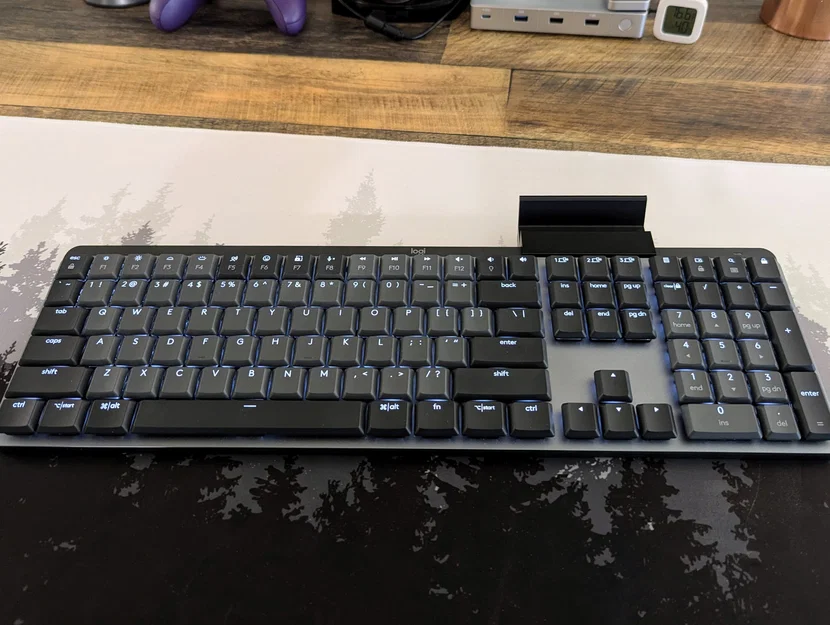 Giá đỡ điện thoại / máy tính bảng cho bàn phím Logitech MX Mechanical - Image 3