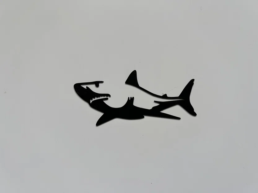 Mô hình trang trí tường cá mập Shark Wall Art #2 - In 3D độc đáo - Image 1