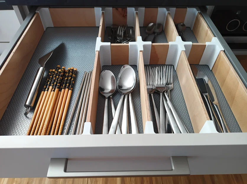 Bộ Vách Ngăn Hộc Kéo Mô-đun (Modular Drawer Dividers) - Image 1