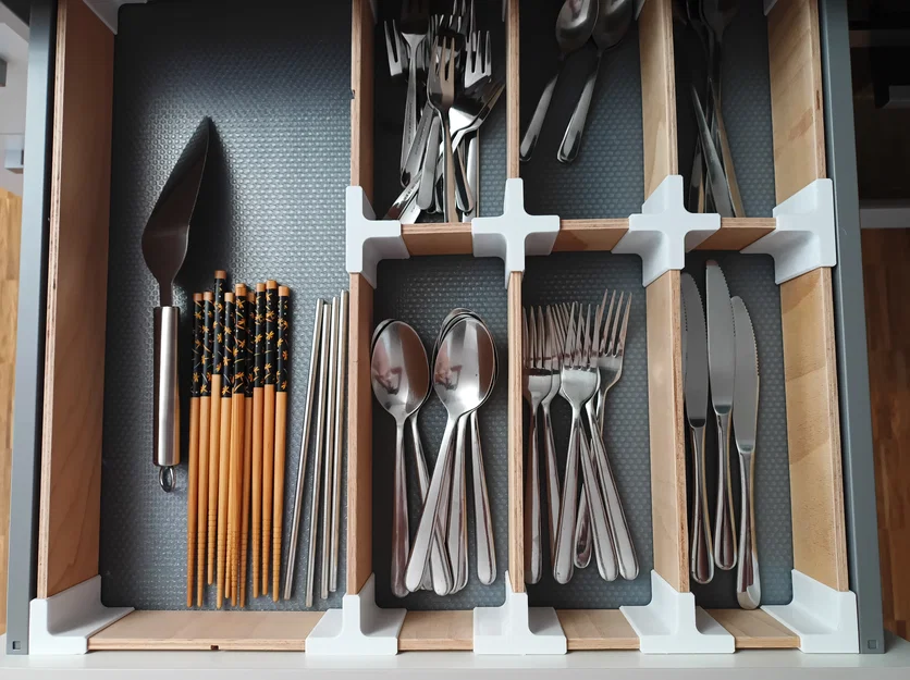 Bộ Vách Ngăn Hộc Kéo Mô-đun (Modular Drawer Dividers) - Image 2