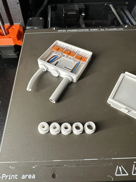 Hộp nối dây WAGO 221 3x3 kèm nắp đậy - Image 1