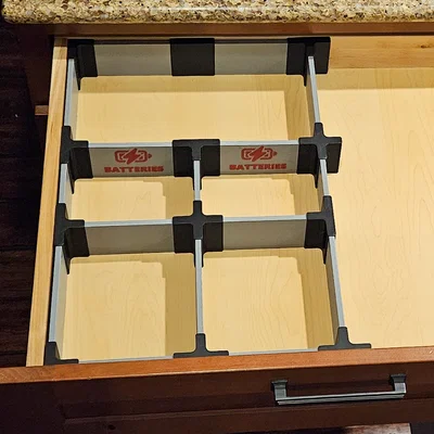 Bộ chia ngăn kéo Modular Drawer Dividers - Bản remix cho in 3D
