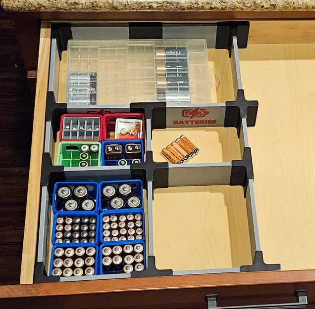 Bộ chia ngăn kéo Modular Drawer Dividers - Bản remix cho in 3D - Image 5