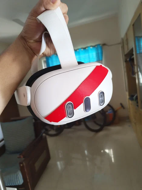 Ốp Trang Trí Kratos Cho Meta Quest 3 - Phụ Kiện Độc Đáo In 3D - Image 1