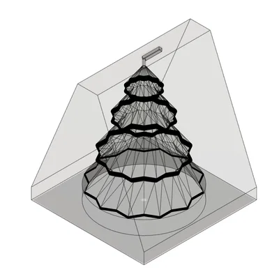 Khuôn Nến Hình Cây Thông