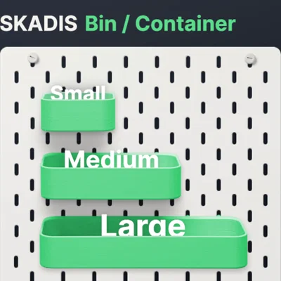 Hộp / Kệ / Khay đựng đồ cho bảng IKEA SKADIS