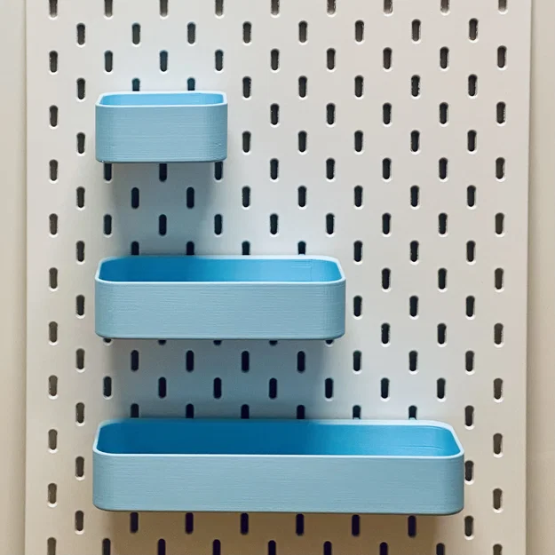 Hộp / Kệ / Khay đựng đồ cho bảng IKEA SKADIS - Image 2