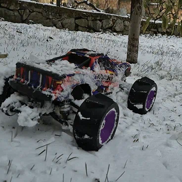 Bộ bánh xe mái chèo đi tuyết cho Traxxas Maxx