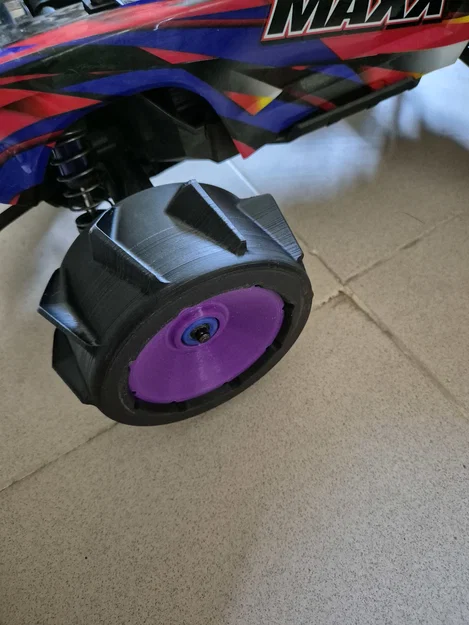 Bộ bánh xe mái chèo đi tuyết cho Traxxas Maxx - Image 2