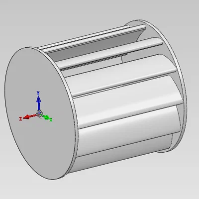 Mô hình tua bin gió dạng trụ 3D (Zylinder Wind Turbine) thiết kế nhỏ