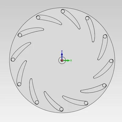 Mô hình tua bin gió dạng trụ 3D (Zylinder Wind Turbine) thiết kế nhỏ