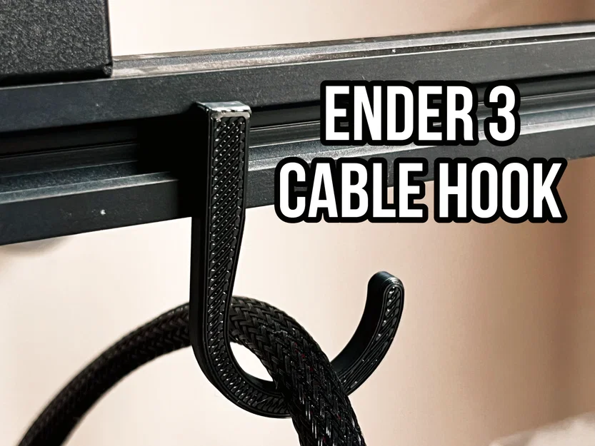 Móc treo dây cáp gọn gàng cho máy in 3D Ender 3 - Image 1