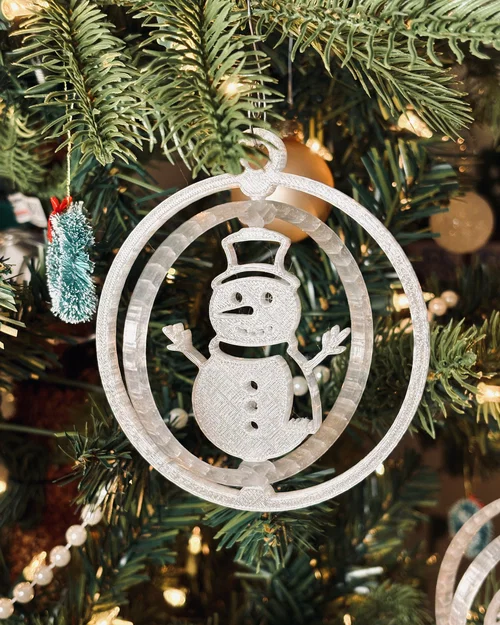 Đồ trang trí Giáng sinh xoay được (3 mẫu, in không cần lắp ráp) - Image 2