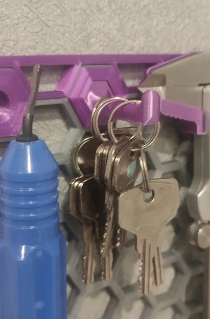 Móc treo đồ HSW 35mm cho bảng treo tường tổ ong - Image 1